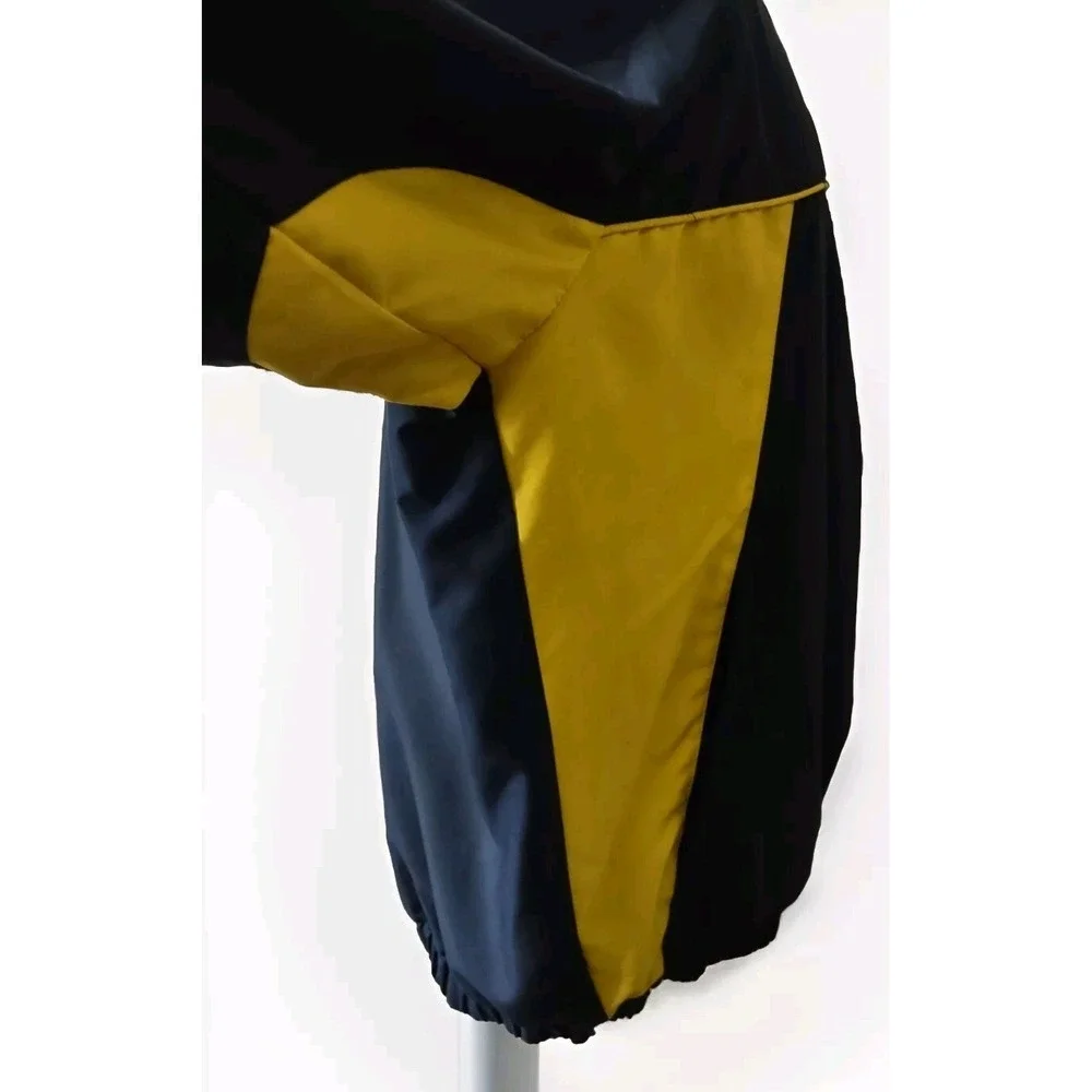 58 Sports Michigan Wolverines Windbreaker XL Mens Go Blue Pullover Navy Yellow M